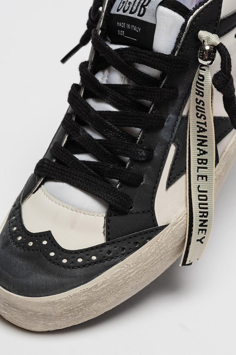 GOLDEN GOOSE Pantofi sport de piele Mid Star - Pled.ro