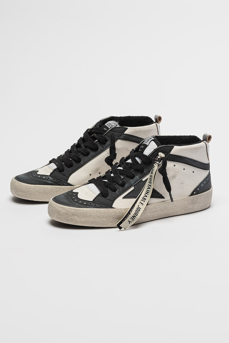 GOLDEN GOOSE Pantofi sport de piele Mid Star - Pled.ro