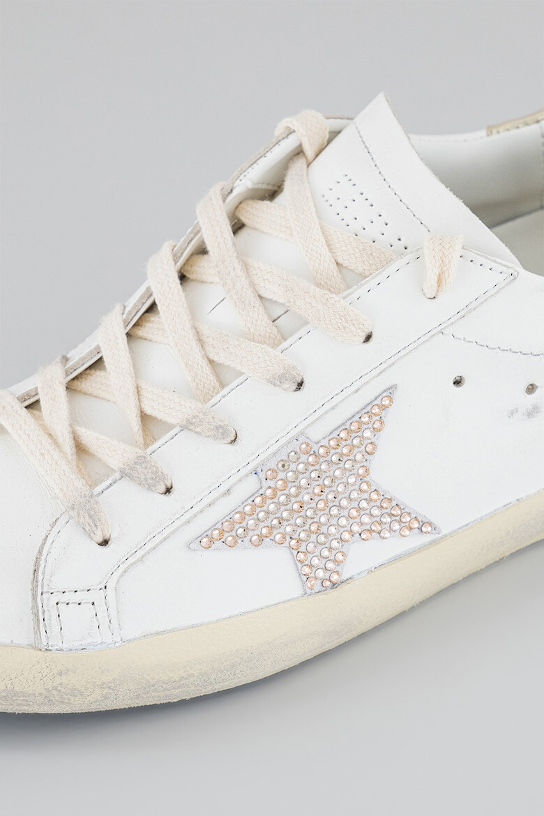 GOLDEN GOOSE Pantofi sport de piele si piele intoarsa - Pled.ro