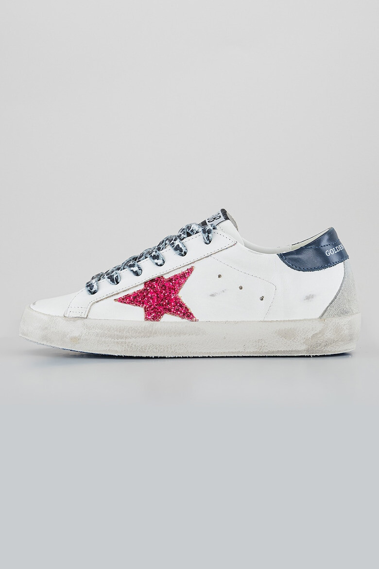 GOLDEN GOOSE Pantofi sport de piele si piele intoarsa - Pled.ro