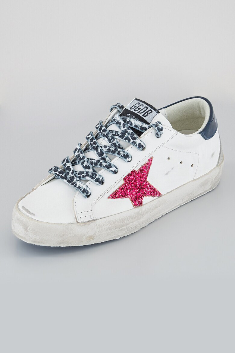 GOLDEN GOOSE Pantofi sport de piele si piele intoarsa - Pled.ro