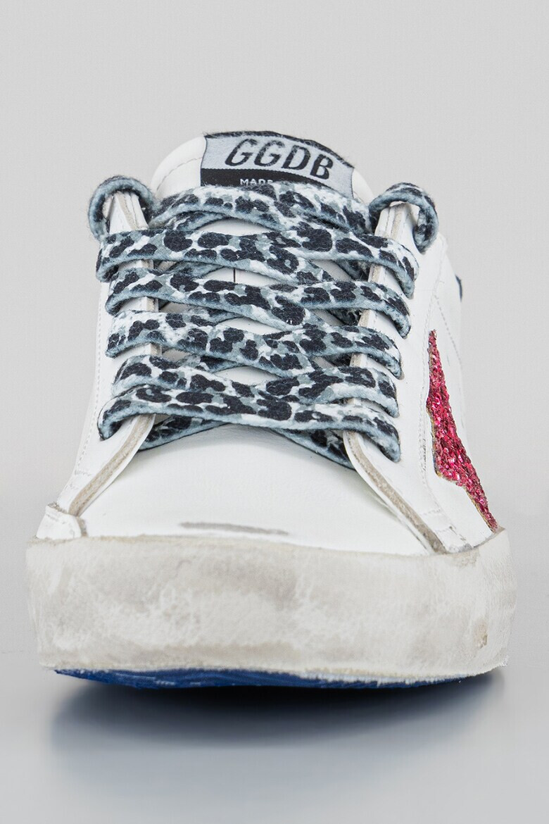 GOLDEN GOOSE Pantofi sport de piele si piele intoarsa - Pled.ro