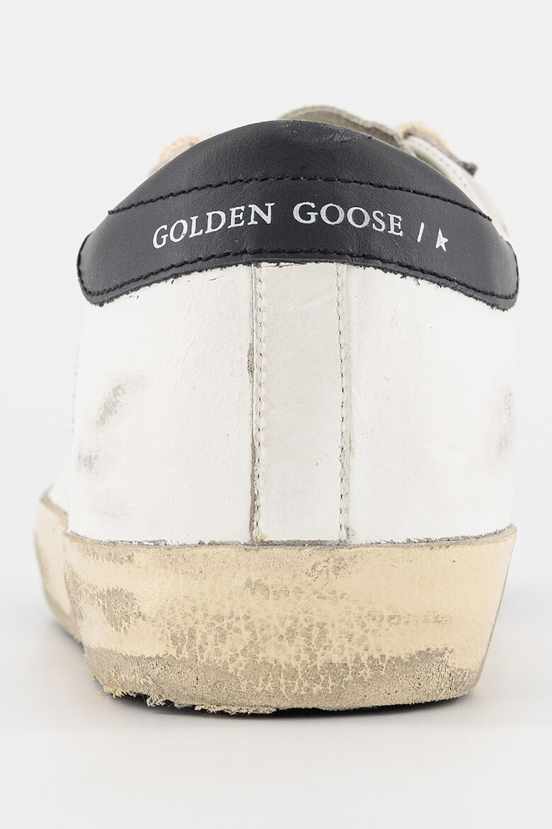 GOLDEN GOOSE Pantofi sport de piele si piele intoarsa cu aspect deteriorat - Pled.ro