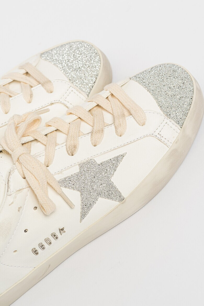 GOLDEN GOOSE Pantofi sport din piele cu cristale - Pled.ro