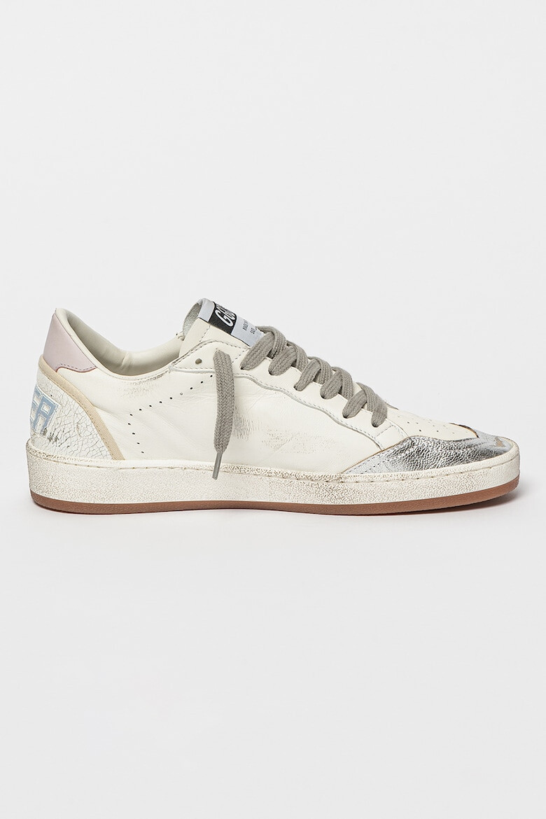 GOLDEN GOOSE Pantofi sport din piele si piele ecologica Ballstar - Pled.ro