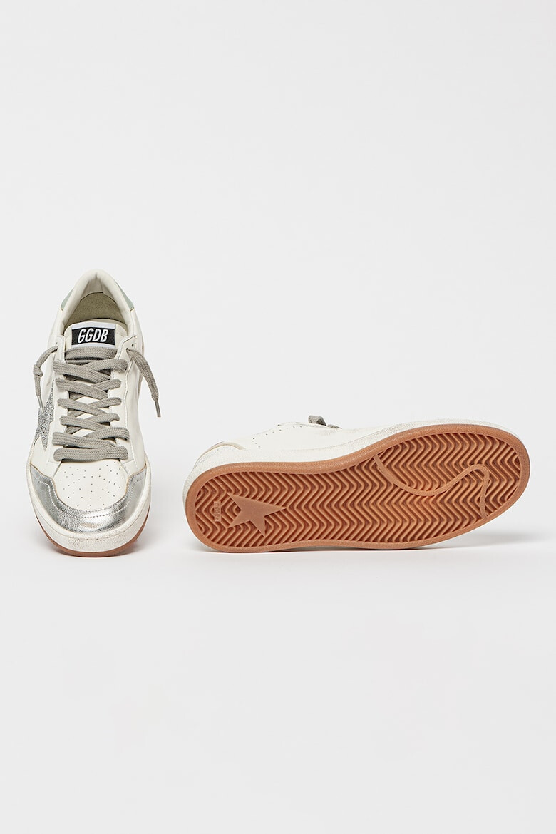 GOLDEN GOOSE Pantofi sport din piele si piele ecologica Ballstar - Pled.ro