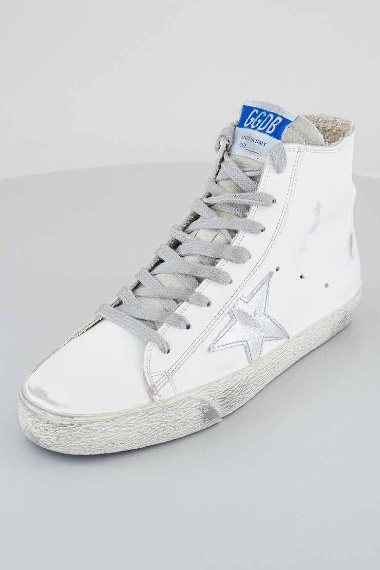 GOLDEN GOOSE Pantofi sport inalti de piele - Pled.ro