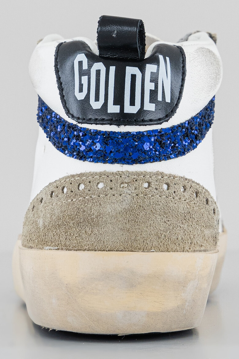 GOLDEN GOOSE Pantofi sport inalti de piele si piele intoarsa - Pled.ro