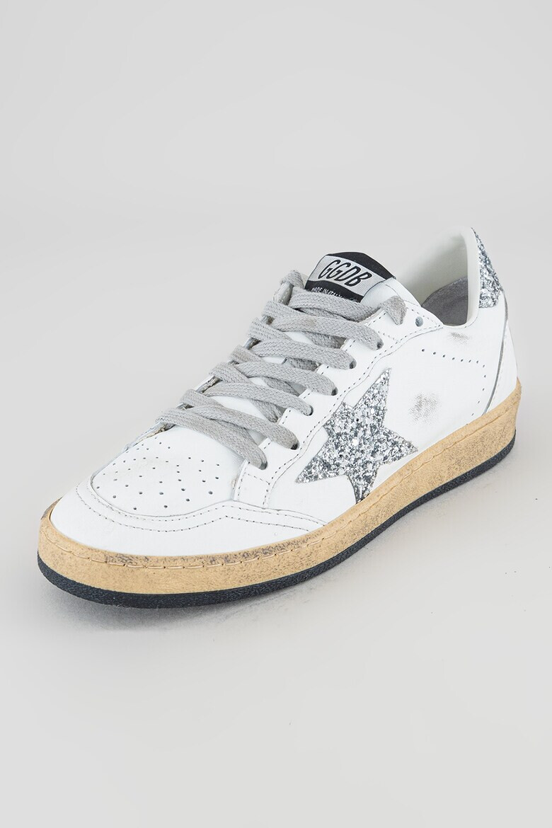 GOLDEN GOOSE Tenisi de piele cu detalii stralucitoare - Pled.ro