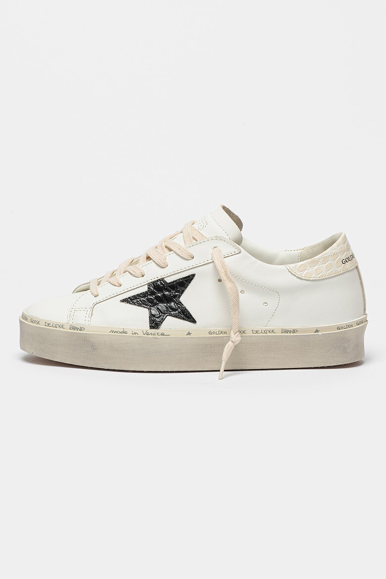 GOLDEN GOOSE Tenisi de piele cu garnituri contrastante Hi Star - Pled.ro