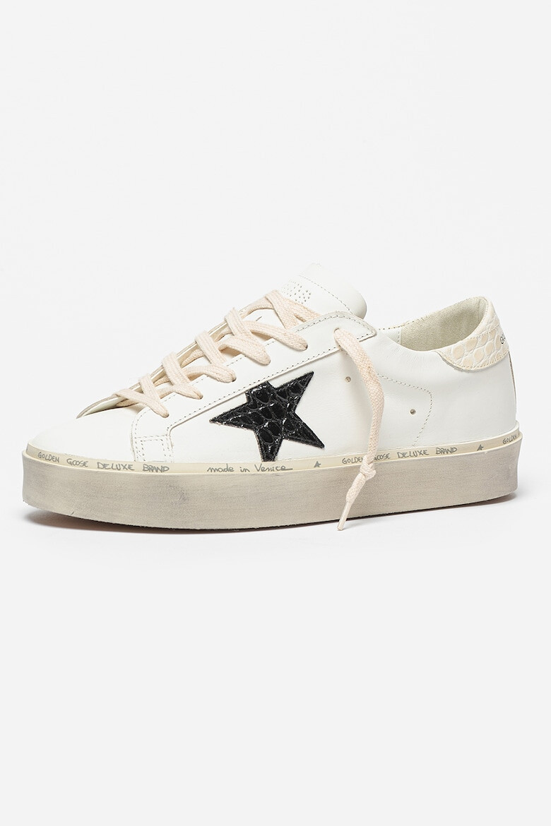 GOLDEN GOOSE Tenisi de piele cu garnituri contrastante Hi Star - Pled.ro