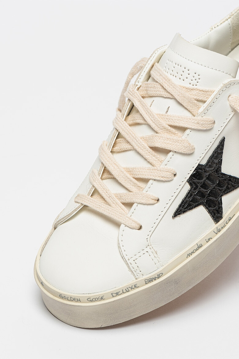 GOLDEN GOOSE Tenisi de piele cu garnituri contrastante Hi Star - Pled.ro