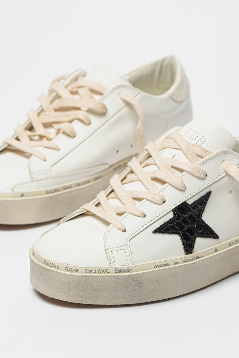 GOLDEN GOOSE Tenisi de piele cu garnituri contrastante Hi Star - Pled.ro