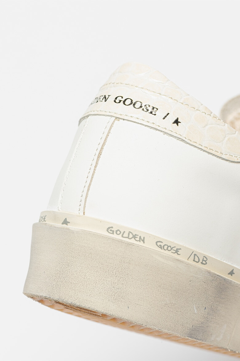 GOLDEN GOOSE Tenisi de piele cu garnituri contrastante Hi Star - Pled.ro