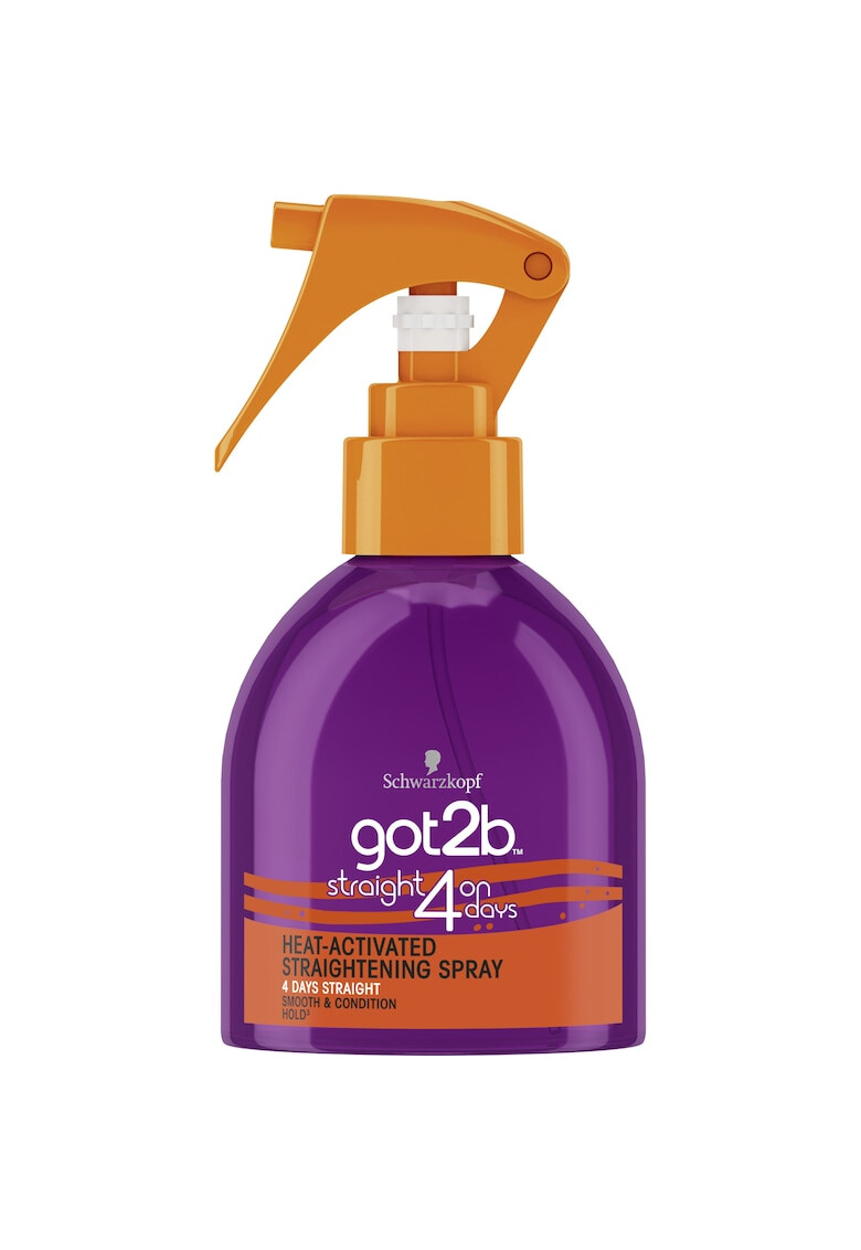 GOT2B Spray pentru indreptarea parului Straight on 4 days ce se activeaza la caldura 200 ml - Pled.ro