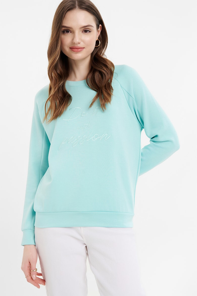 GreenPoint Bluza de trening cu maneci raglan - Pled.ro