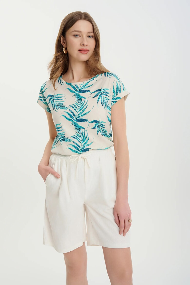 GreenPoint Bluza din amestec de bumbac cu model - Pled.ro