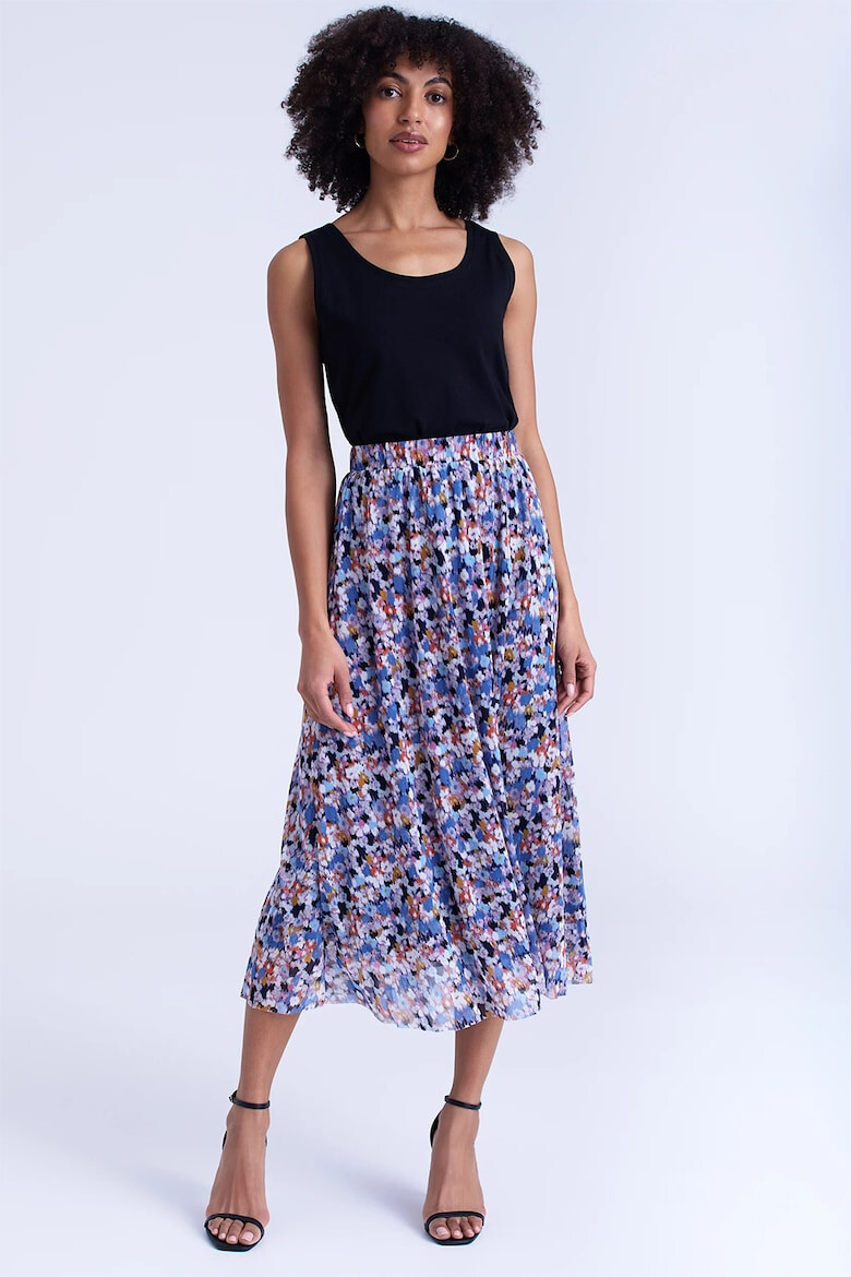 GreenPoint Fusta midi cu model - Pled.ro