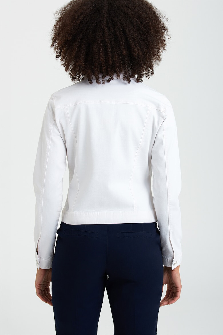 GreenPoint Jacheta crop de denim - Pled.ro