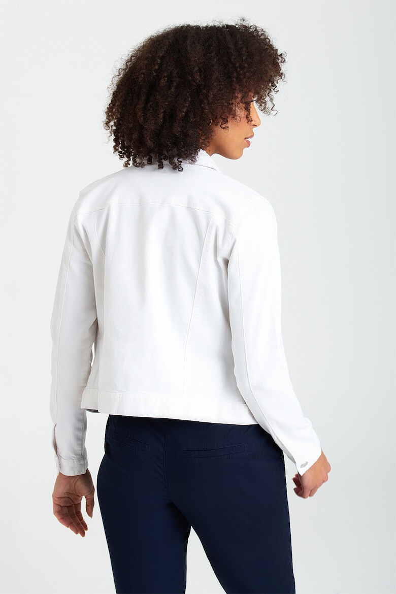 GreenPoint Jacheta crop de denim - Pled.ro