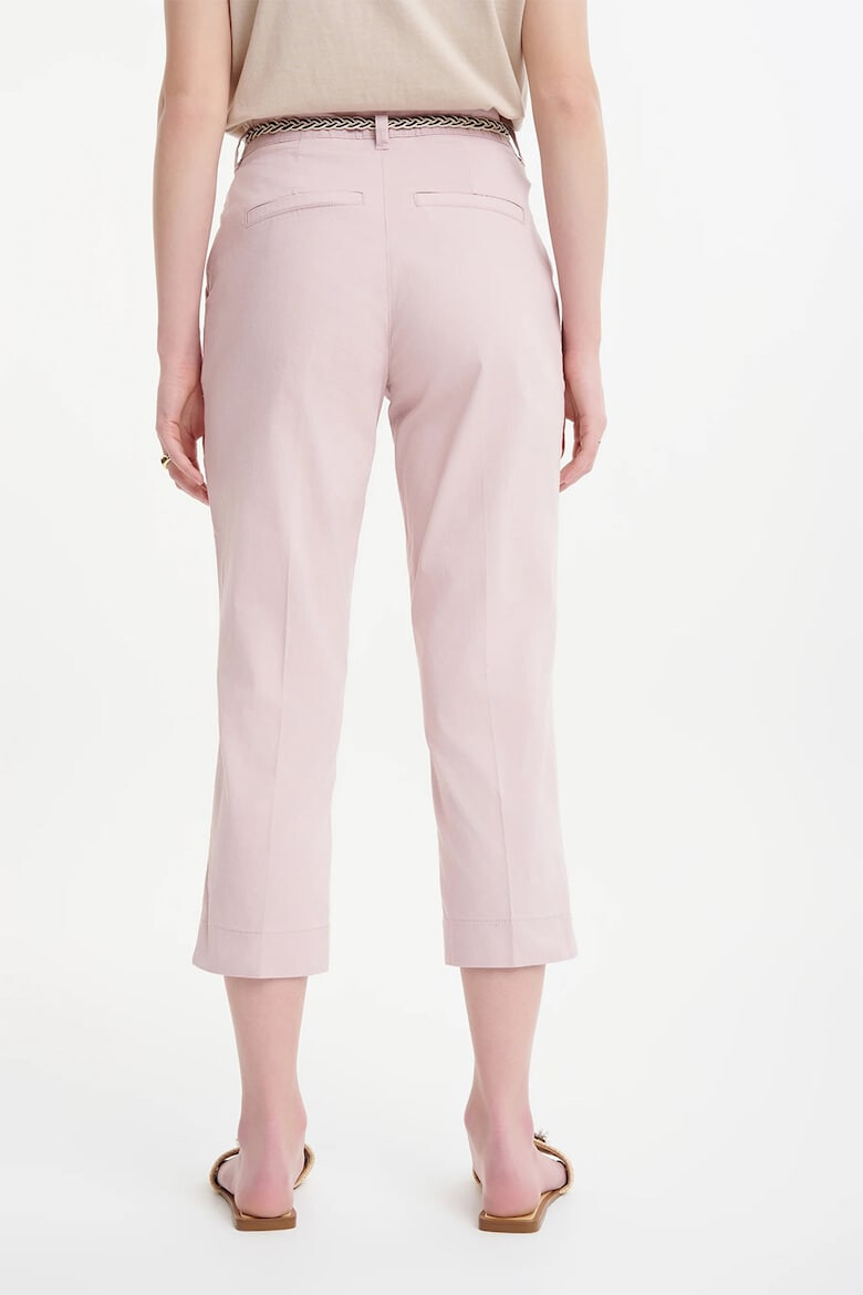 GreenPoint Pantaloni crop cu talie inalta - Pled.ro