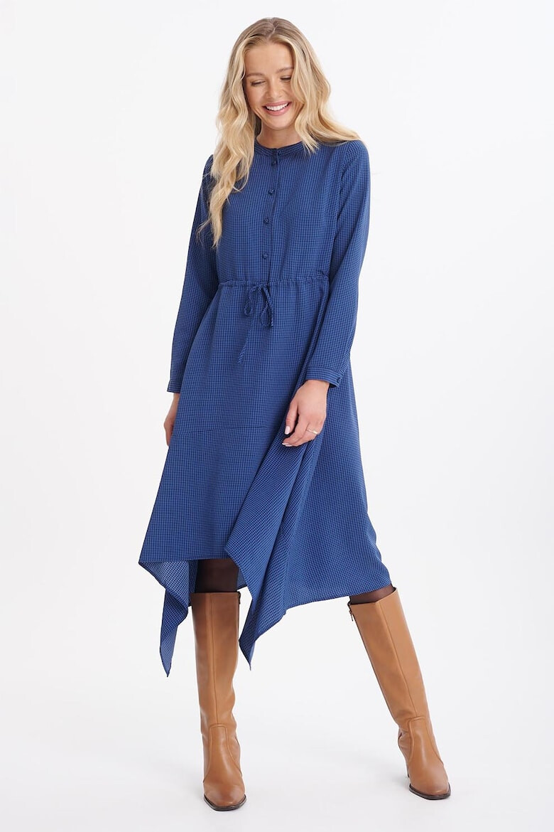 GreenPoint Rochie din amestec de in - Pled.ro