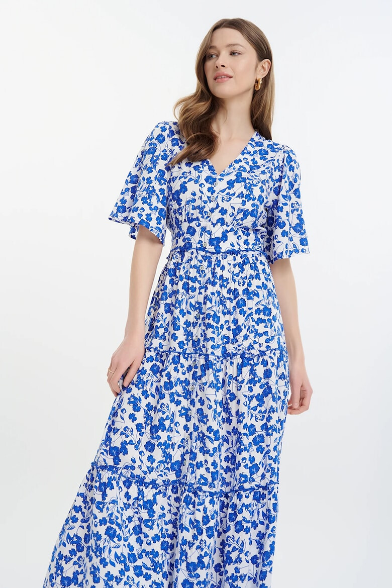 GreenPoint Rochie evazata cu imprimeu floral - Pled.ro