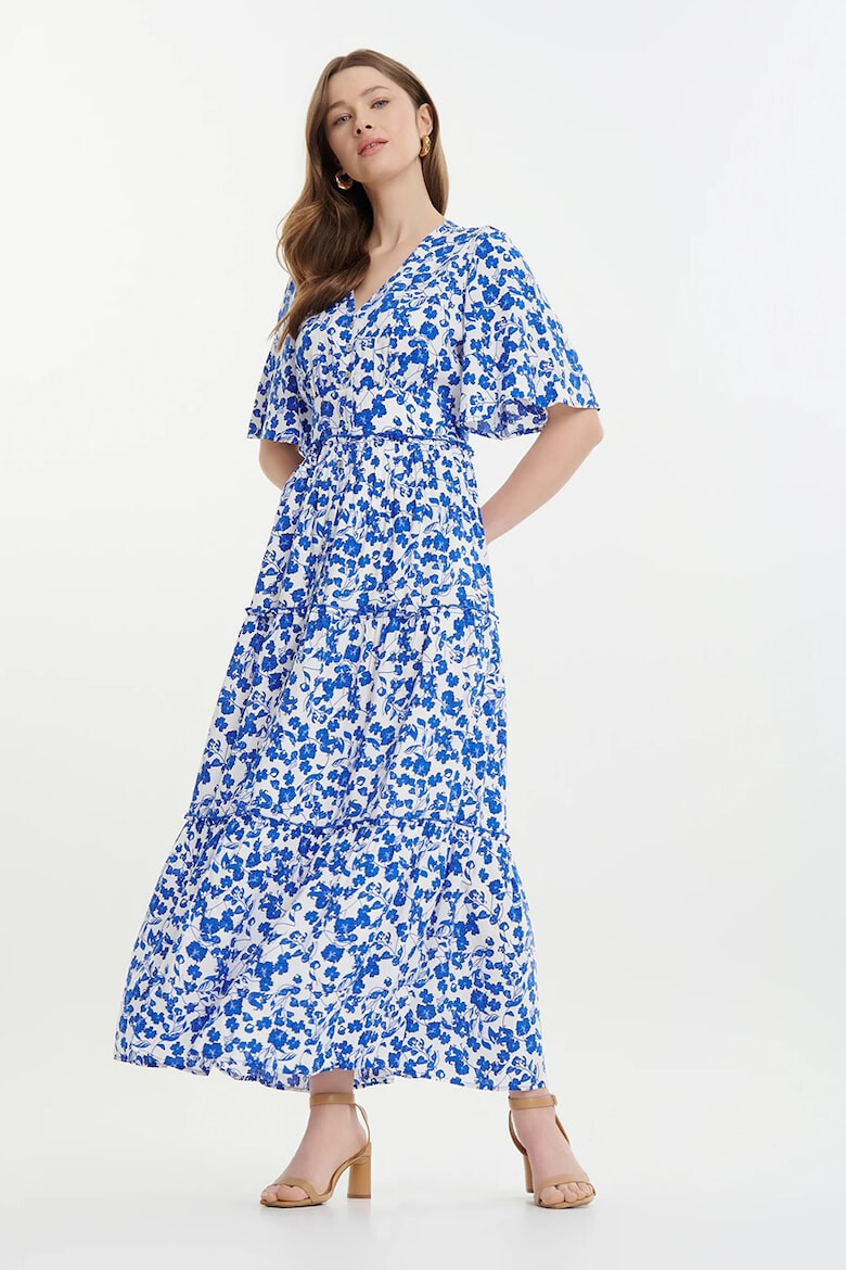 GreenPoint Rochie evazata cu imprimeu floral - Pled.ro