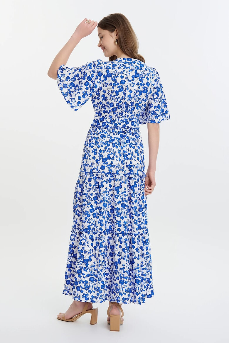 GreenPoint Rochie evazata cu imprimeu floral - Pled.ro