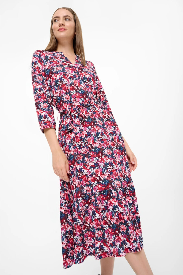 GreenPoint Rochie midi cu decolteu in V - Pled.ro