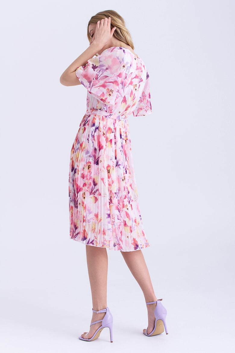 GreenPoint Rochie midi cu imprimeu floral - Pled.ro