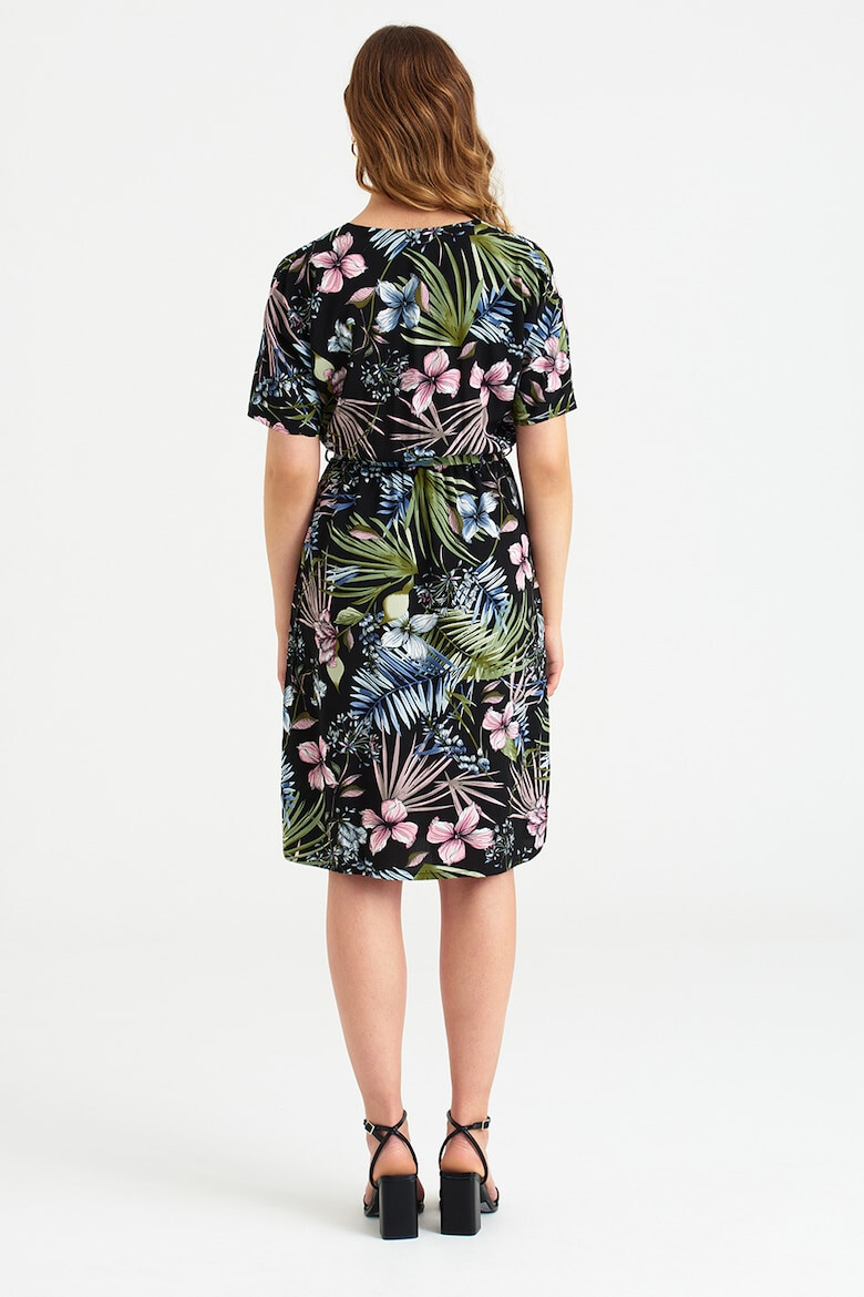 GreenPoint Rochie midi cu imprimeu floral 1 - Pled.ro