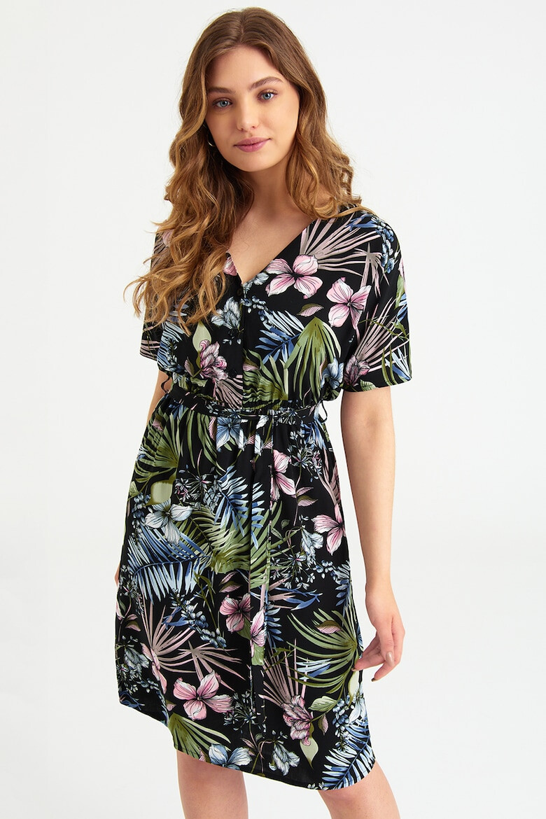 GreenPoint Rochie midi cu imprimeu floral 1 - Pled.ro