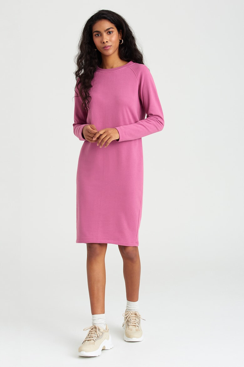 GreenPoint Rochie midi cu snur pe spate - Pled.ro