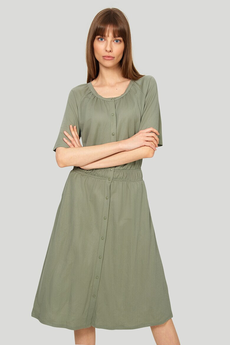 GreenPoint Rochie midi evazata - Pled.ro