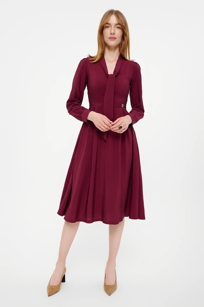 GreenPoint Rochie midi evazata - Pled.ro