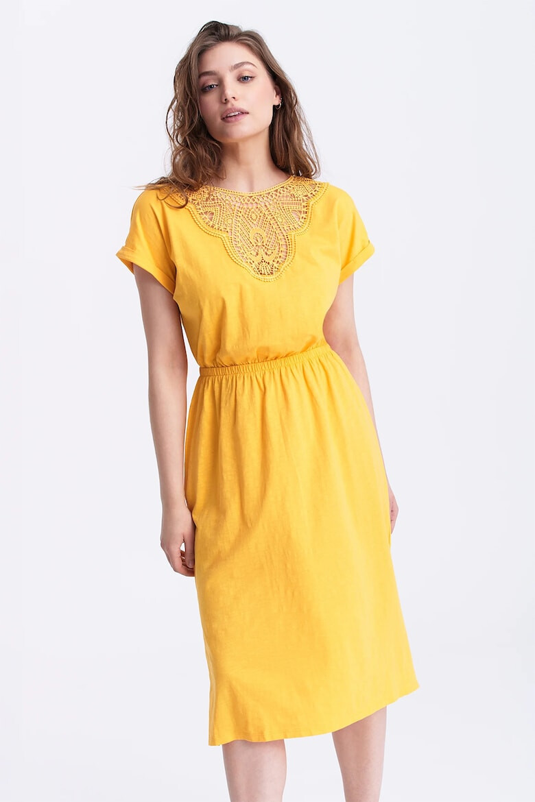 GreenPoint Rochie midi evazata - Pled.ro