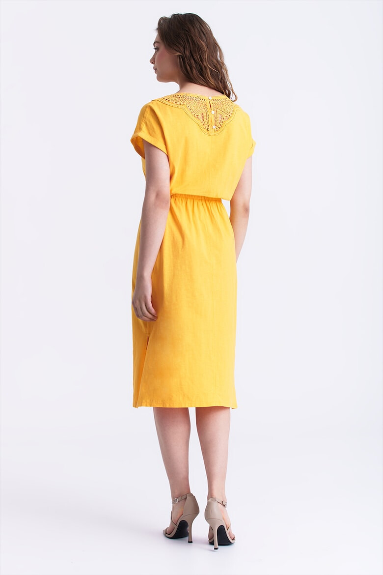 GreenPoint Rochie midi evazata - Pled.ro