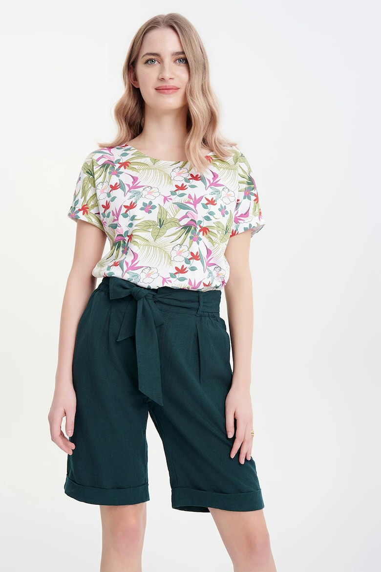 GreenPoint Tricou cu imprimeu floral - Pled.ro