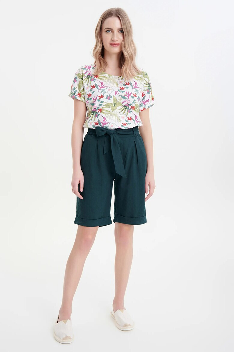 GreenPoint Tricou cu imprimeu floral - Pled.ro