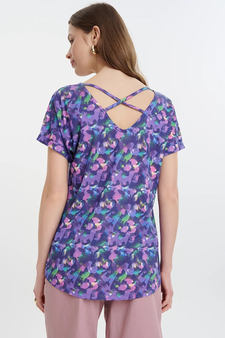 GreenPoint Tricou cu imprimeu floral - Pled.ro