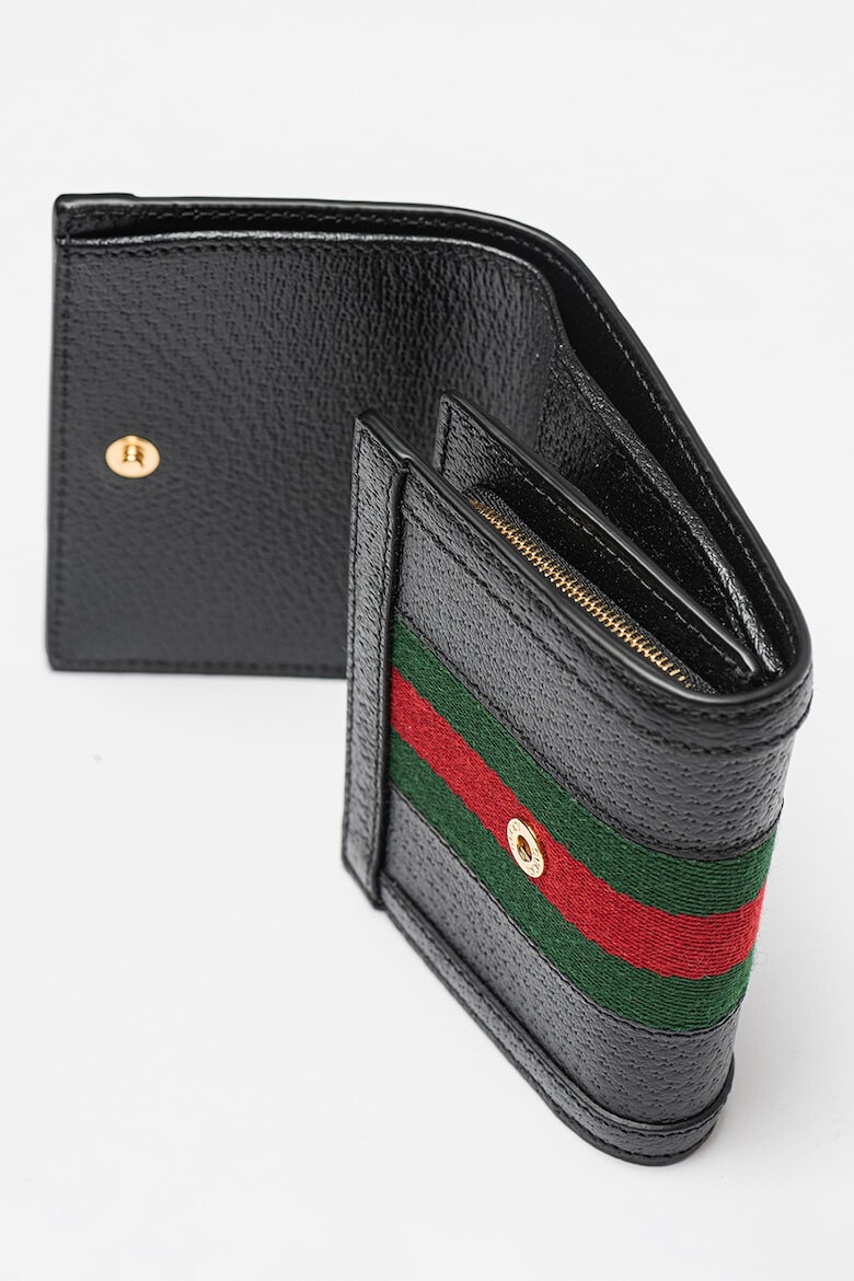 Gucci Portofel de piele cu logo si clapa - Pled.ro