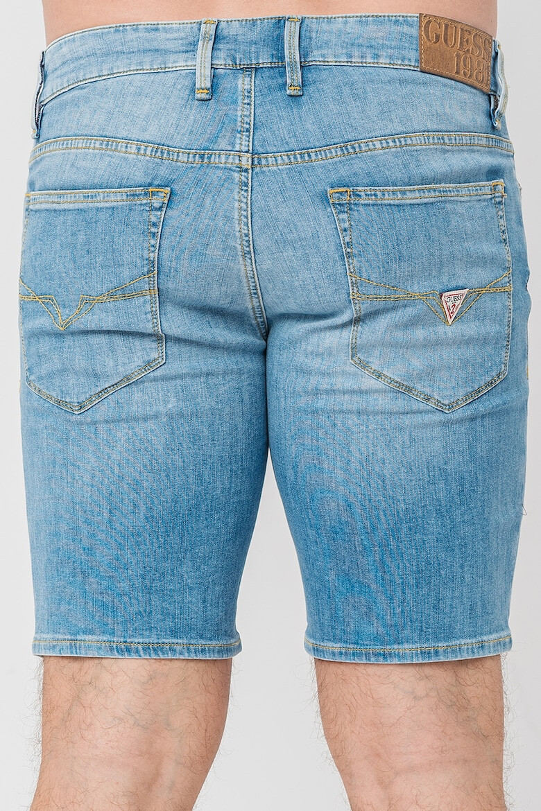 GUESS Bermude din denim cu aspect decolorat Angels - Pled.ro