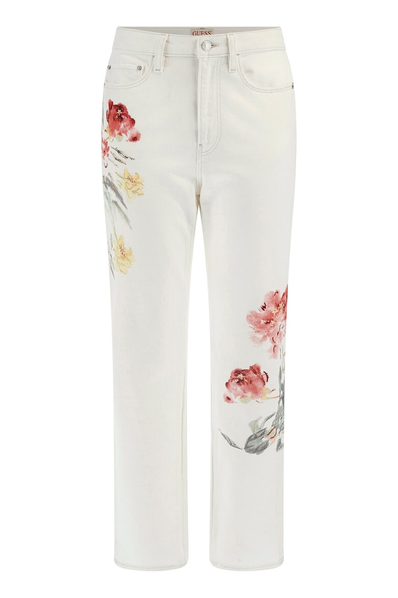 GUESS Blugi drepti cu imprimeu floral Girly - Pled.ro