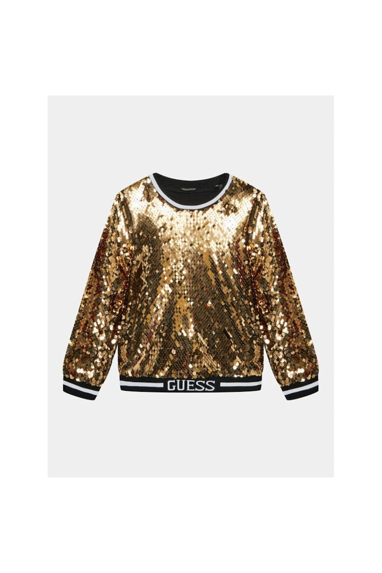 GUESS Bluza copii 965328 Auriu Poliester - Pled.ro