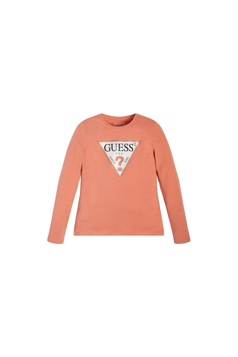 GUESS Bluza copii portocalie - Pled.ro