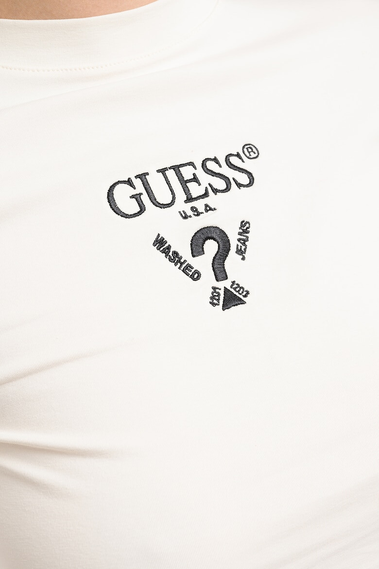 GUESS Bluza crop cu logo brodat pentru fitness - Pled.ro