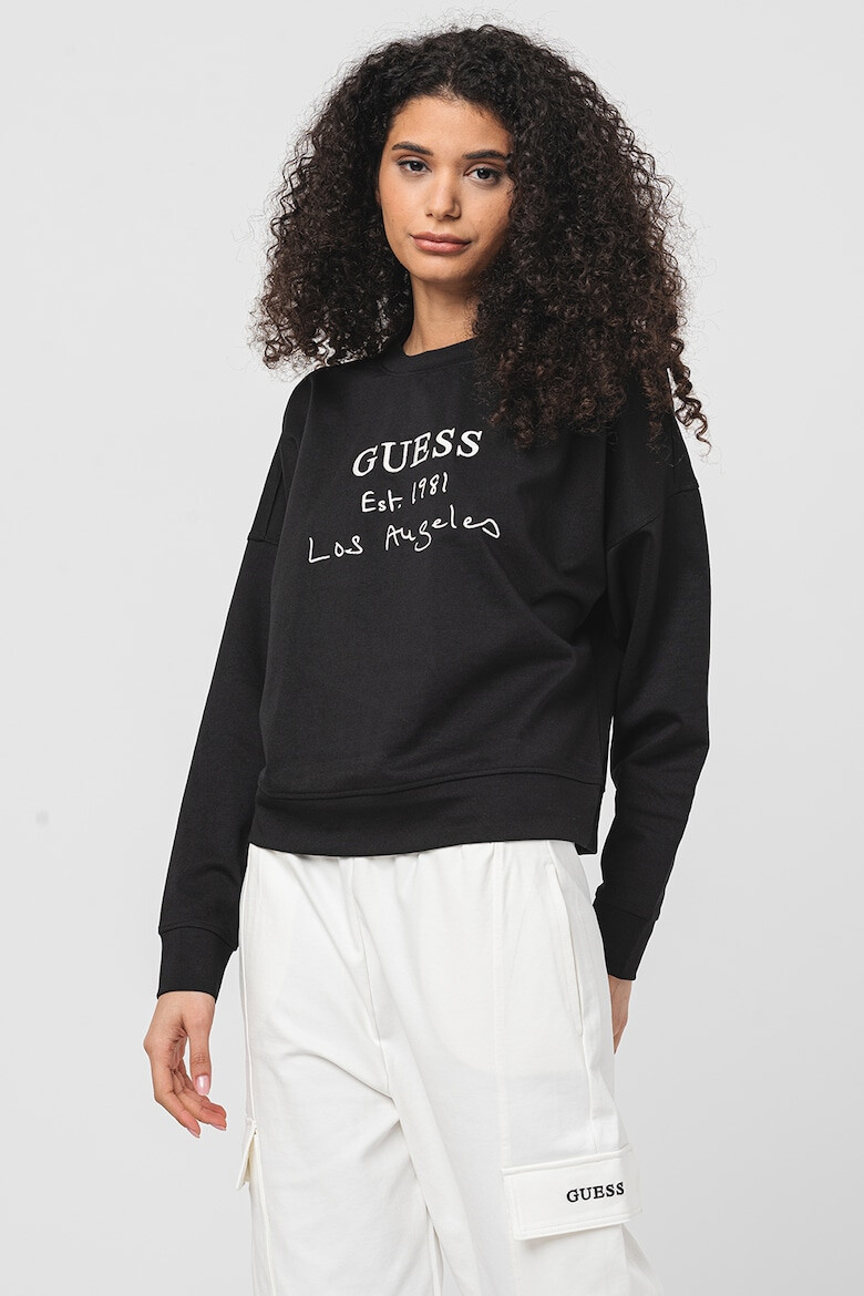 GUESS Bluza cu imprimeu logo pentru fitness - Pled.ro