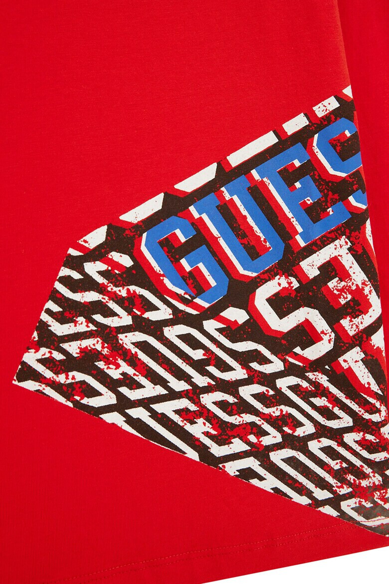 GUESS KIDS Bluza cu logo si decolteu la baza gatului - Pled.ro