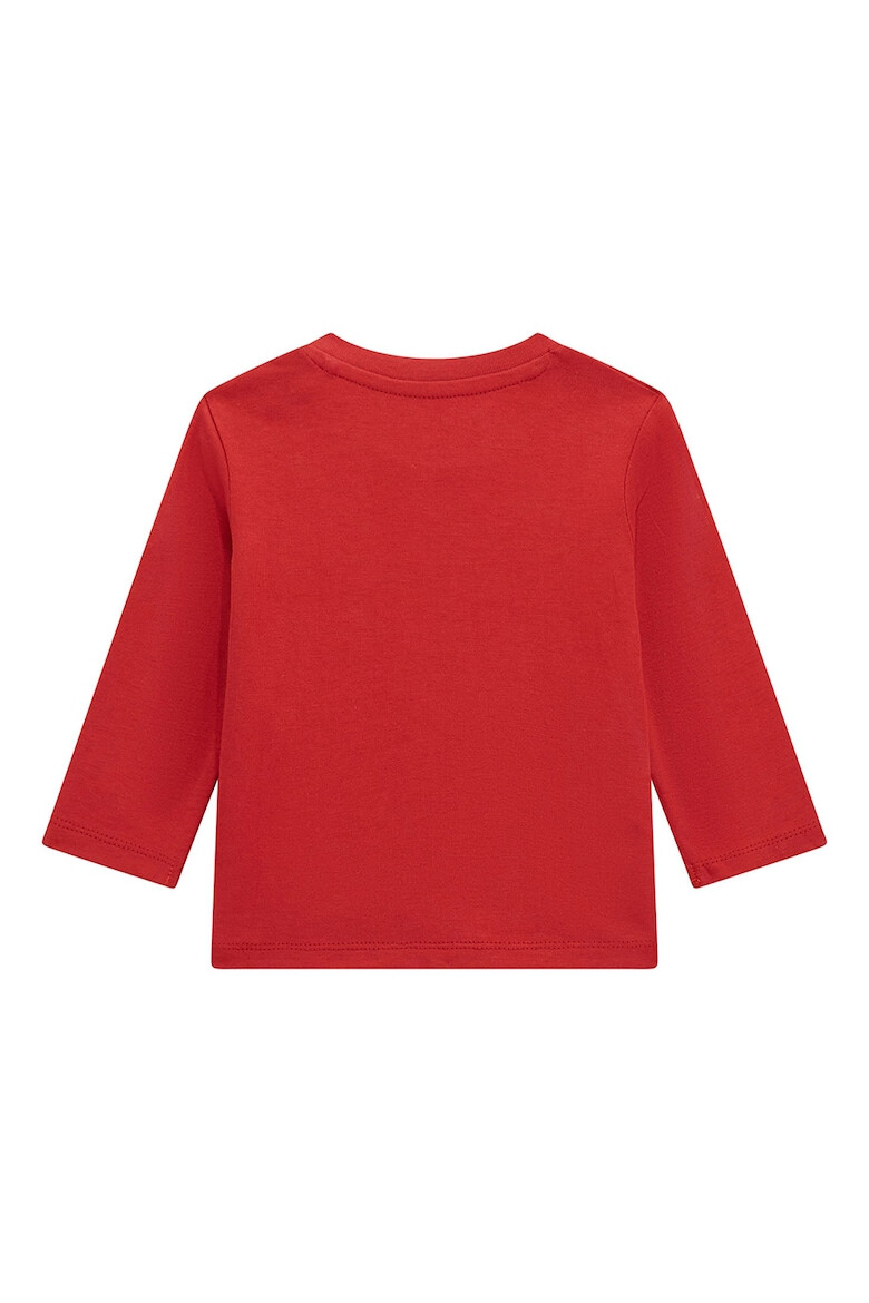 GUESS KIDS GUESS Bluza de bumbac cu ursulet brodat - Pled.ro